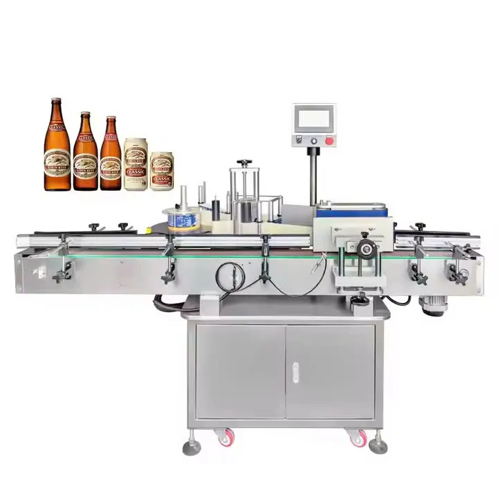 Máy dán nhãn chai tròn tự động